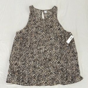 NWT Old Navy Animal Print Tank